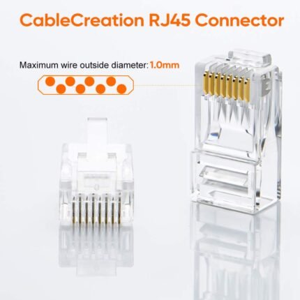 TP-LINK RJ45 cat5E Crystal head copper 100pcs