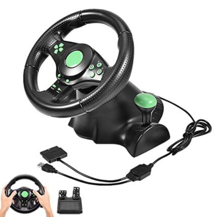 3in1 Vibrating Steering Wheel Gamepad